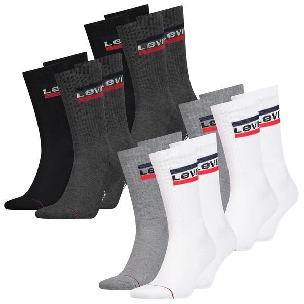 Levis Unisex Sportsocken Regular Cut Sportswear Logo 4er 6er 8er Multipack 17 Levis Unisex Sportsocken Regular Cut Sportswear Logo 4er 6er 8er Multipack – Bild 15
