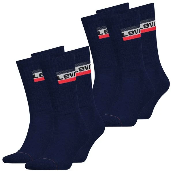 Levis Unisex Sportsocken Regular Cut Sportswear Logo 4er 6er 8er Multipack 4 Levis Unisex Sportsocken Regular Cut Sportswear Logo 4er 6er 8er Multipack – Bild 2