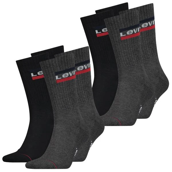Levis Unisex Sportsocken Regular Cut Sportswear Logo 4er 6er 8er Multipack 5 Levis Unisex Sportsocken Regular Cut Sportswear Logo 4er 6er 8er Multipack – Bild 3