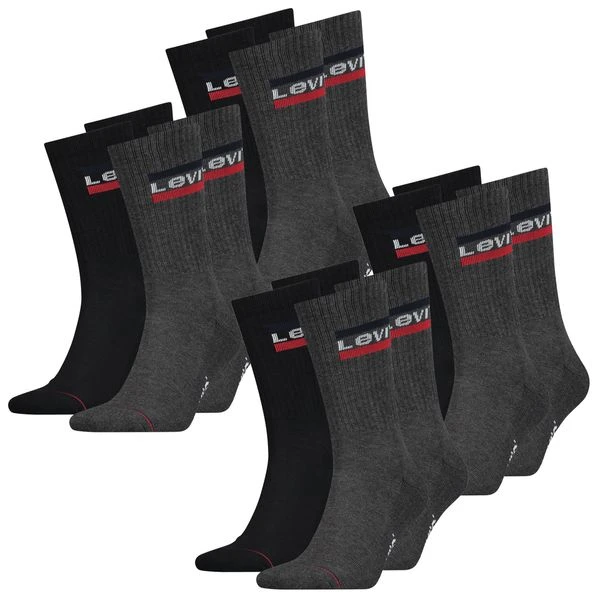 Levis Unisex Sportsocken Regular Cut Sportswear Logo 4er 6er 8er Multipack 15 Levis Unisex Sportsocken Regular Cut Sportswear Logo 4er 6er 8er Multipack – Bild 13