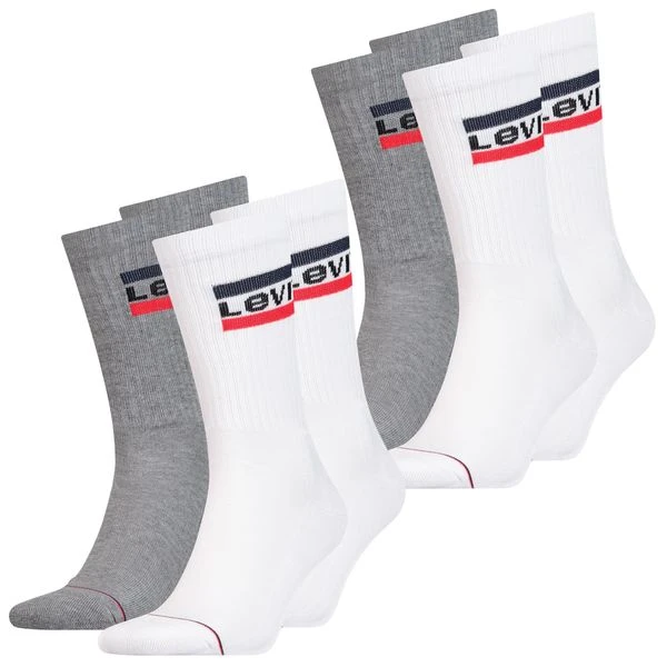 Levis Unisex Sportsocken Regular Cut Sportswear Logo 4er 6er 8er Multipack 6 Levis Unisex Sportsocken Regular Cut Sportswear Logo 4er 6er 8er Multipack – Bild 4