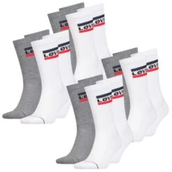 Levis Unisex Sportsocken Regular Cut Sportswear Logo 4er 6er 8er Multipack 35 Levis Unisex Sportsocken Regular Cut Sportswear Logo 4er 6er 8er Multipack -Zoe Bekleidungsgeschäft 44986 902012001 White Grey 062 8er