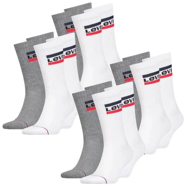 Levis Unisex Sportsocken Regular Cut Sportswear Logo 4er 6er 8er Multipack 16 Levis Unisex Sportsocken Regular Cut Sportswear Logo 4er 6er 8er Multipack – Bild 14