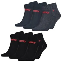 Levis Unisex Quarter Sportsocken Mid Cut Batwing Logo 6er 9er 12er Multipack 32 Levis Unisex Quarter Sportsocken Mid Cut Batwing Logo 6er 9er 12er Multipack -Zoe Bekleidungsgeschäft 45016 903051001 BlackundDark Denim 825 6er