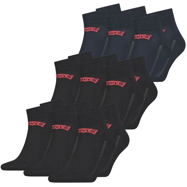 Levis Unisex Quarter Sportsocken Mid Cut Batwing Logo 6er 9er 12er Multipack 21 Levis Unisex Quarter Sportsocken Mid Cut Batwing Logo 6er 9er 12er Multipack – Bild 19