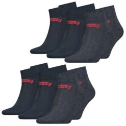 Levis Unisex Quarter Sportsocken Mid Cut Batwing Logo 6er 9er 12er Multipack 27 Levis Unisex Quarter Sportsocken Mid Cut Batwing Logo 6er 9er 12er Multipack -Zoe Bekleidungsgeschäft 45016 903051001 Dark Denim 825 6er