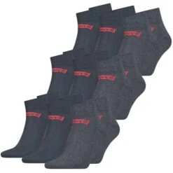 Levis Unisex Quarter Sportsocken Mid Cut Batwing Logo 6er 9er 12er Multipack 38 Levis Unisex Quarter Sportsocken Mid Cut Batwing Logo 6er 9er 12er Multipack -Zoe Bekleidungsgeschäft 45016 903051001 Dark Denim 825 9er