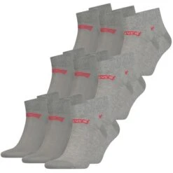 Levis Unisex Quarter Sportsocken Mid Cut Batwing Logo 6er 9er 12er Multipack 36 Levis Unisex Quarter Sportsocken Mid Cut Batwing Logo 6er 9er 12er Multipack -Zoe Bekleidungsgeschäft 45016 903051001 Middle Grey Melange 758 9er