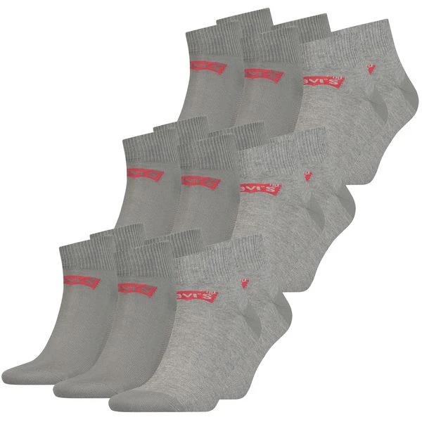 Levis Unisex Quarter Sportsocken Mid Cut Batwing Logo 6er 9er 12er Multipack 17 Levis Unisex Quarter Sportsocken Mid Cut Batwing Logo 6er 9er 12er Multipack – Bild 15