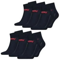 Levis Unisex Quarter Sportsocken Mid Cut Batwing Logo 6er 9er 12er Multipack 24 Levis Unisex Quarter Sportsocken Mid Cut Batwing Logo 6er 9er 12er Multipack -Zoe Bekleidungsgeschäft 45016 903051001 Navy 321 6er