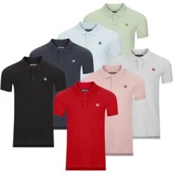 Riverso Herren Basic Poloshirt RIVJohn Regular Fit 2er Pack