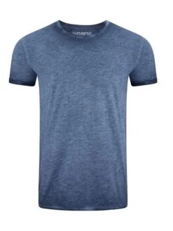 Riverso Herren Basic T-Shirt RIVMatteo Regular Fit -Zoe Bekleidungsgeschäft 45165 RIV H16410Z20711AJD dark blue19400 front