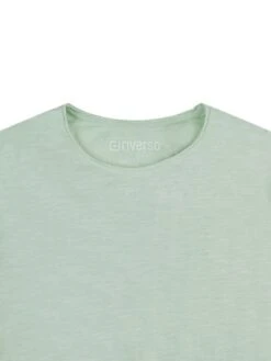 Riverso Herren Basic T-Shirt RIVMatteo Regular Fit -Zoe Bekleidungsgeschäft 45165 RIVMatteo H16410Z20711AJD 1700 pastel turquoise pale Turquoise detail