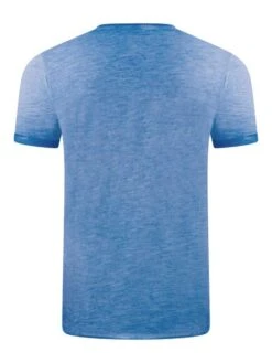Riverso Herren Basic T-Shirt RIVMatteo Regular Fit -Zoe Bekleidungsgeschäft 45165 RIVMatteo H16410Z20711AJD 19300 middle blue soft ink blue back