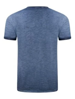 Riverso Herren Basic T-Shirt RIVMatteo Regular Fit -Zoe Bekleidungsgeschäft 45165 RIVMatteo H16410Z20711AJD 19400 dark blue back