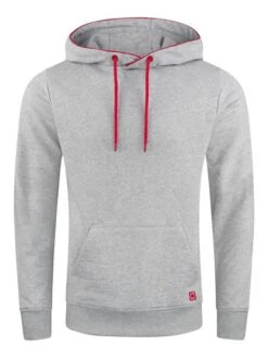 Riverso Herren Kapuzenpullover RIVEnno Regular Fit -Zoe Bekleidungsgeschäft 45888 H10014T21302AJD 23200 grey red1 front