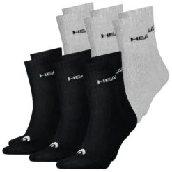 HEAD Unisex Sportsocken Short Crew 6er 9er 12er Multipack 24 HEAD Unisex Sportsocken Short Crew 6er 9er 12er Multipack -Zoe Bekleidungsgeschäft 46036 701213457 BlackundGrey 400 6er