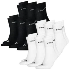 HEAD Unisex Sportsocken Short Crew 6er 9er 12er Multipack 41 HEAD Unisex Sportsocken Short Crew 6er 9er 12er Multipack -Zoe Bekleidungsgeschäft 46036 701213457 BlackundWhite 300 12er