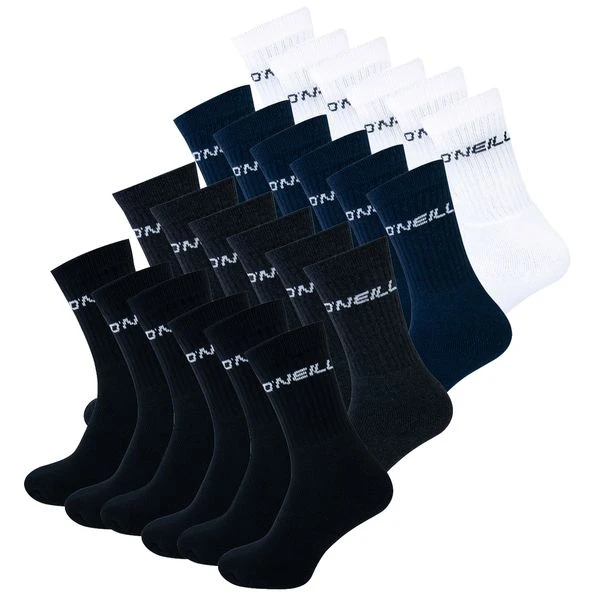 O'Neill Unisex Sportsocken 6er 9er 12er Multipack 3 O'Neill Unisex Sportsocken 6er 9er 12er Multipack