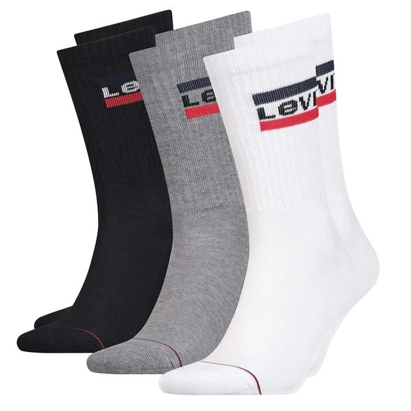Levis Levi's Unisex Socken Regular Cut 120SF SPRT LT 3er Pack 6 Levis Levi's Unisex Socken Regular Cut 120SF SPRT LT 3er Pack – Bild 4
