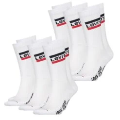 Levis Levi's Unisex Socken Regular Cut 120SF SPRT LT 6er Pack