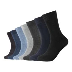Camano Unisex Socken Comfort Cotton Crew 12er Pack