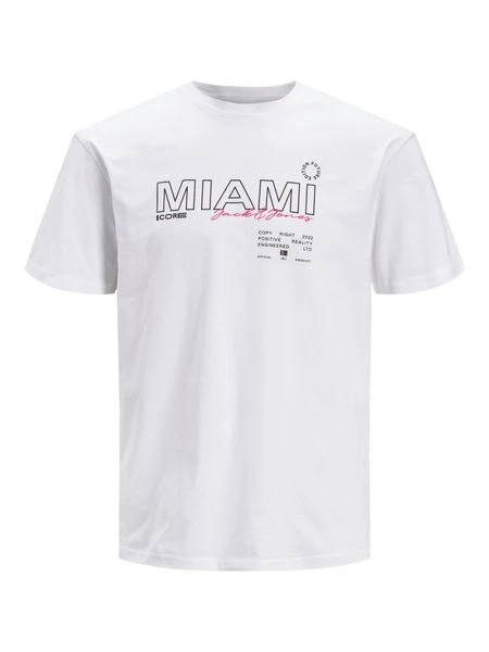 Jack & Jones Herren Rundhals T-Shirt JCOSTAYCATION - Loose Fit 3 Jack & Jones Herren Rundhals T-Shirt JCOSTAYCATION - Loose Fit