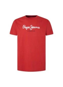 Pepe Jeans Herren Rundhals T-Shirt EGGO N - Regular Fit -Zoe Bekleidungsgeschäft 46204 46204 PM508208 217 Studio Red
