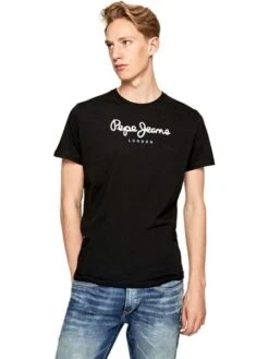 Pepe Jeans Herren Rundhals T-Shirt EGGO N - Regular Fit -Zoe Bekleidungsgeschäft 46204 PM508208 999 01 MO Default WorkingFormat CMF 1200Wx1200H