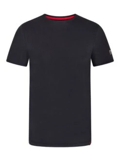 TIMEZONE Herren T-Shirt RIPPED BASIC - Regular Fit -Zoe Bekleidungsgeschäft 46433 TZ 22 10207 00 6233 9151 schwarz front 3