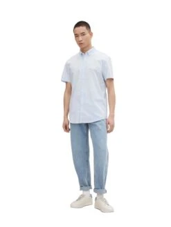 Tom Tailor Denim Herren Hemd STRUCTURED -Zoe Bekleidungsgeschäft 46678 Denim Tom Ta 207 28955 1029842 2 1