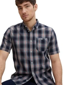 Tom Tailor Herren Kurzarm Hemd CHECKED - Regular Fit 19 Tom Tailor Herren Kurzarm Hemd CHECKED - Regular Fit -Zoe Bekleidungsgeschäft 46837 Tom Tailor 206 29435 1030530 3 1 1 1