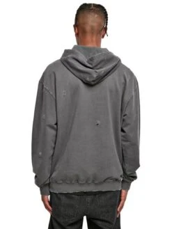 Urban Classics Herren Hoodie Kapuzenpullover DISTRESSED Relaxed Fit -Zoe Bekleidungsgeschäft 46940 URBAN CLASSI 02457 TB4924 02457 0042 2 1