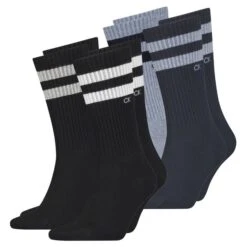 Calvin Klein Herren Socken STRIPES 4er, 6er, 8er Pack -Zoe Bekleidungsgeschäft 46999 46846 Black 2er Blue 2er