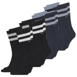 Calvin Klein Herren Socken STRIPES 4er, 6er, 8er Pack -Zoe Bekleidungsgeschäft 46999 46846 Black 4er Blue 4er