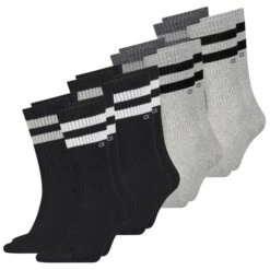 Calvin Klein Herren Socken STRIPES 4er, 6er, 8er Pack -Zoe Bekleidungsgeschäft 46999 46846 Black 4er Grey 4er