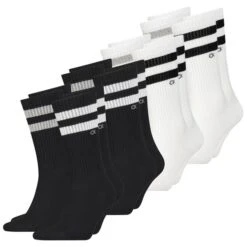 Calvin Klein Herren Socken STRIPES 4er, 6er, 8er Pack -Zoe Bekleidungsgeschäft 46999 46846 Black 4er White 4er