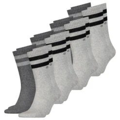Calvin Klein Herren Socken STRIPES 4er, 6er, 8er Pack -Zoe Bekleidungsgeschäft 46999 46846 Grey 8er