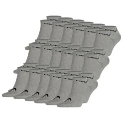 HEAD Unisex Sneaker Sportsocken 18er Pack -Zoe Bekleidungsgeschäft 47077 41504 Grau 18er 2