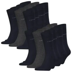 Calvin Klein Herren Socken CLASSIC 6er 9er 12er Pack -Zoe Bekleidungsgeschäft 47094 47041 006 12er