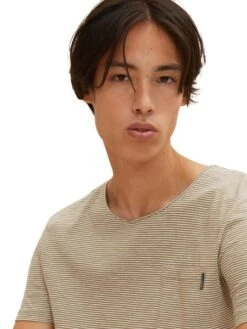 Tom Tailor Denim Herren T-Shirt STRIPE - Regular Fit -Zoe Bekleidungsgeschäft 47122 Denim Tom Ta 206 29886 1031175 4 1