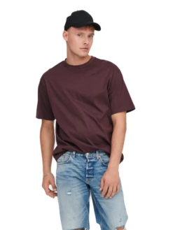 Only &amp; Sons Herren Rundhals T-Shirt ONSFRED - Relaxed Fit -Zoe Bekleidungsgeschäft 47194 ons 3933813 front1