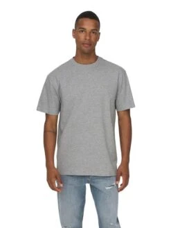 Only &amp; Sons Herren Rundhals T-Shirt ONSFRED - Relaxed Fit -Zoe Bekleidungsgeschäft 47194 ons 4270115 front1