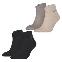 Calvin Klein Herren Quarter Socken 4er, 6er, 8er Pack -Zoe Bekleidungsgeschäft 47307 46343 4er Schwarz Braun