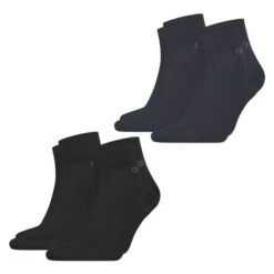 Calvin Klein Herren Quarter Socken 4er, 6er, 8er Pack -Zoe Bekleidungsgeschäft 47307 46343 4er Schwarz Navy