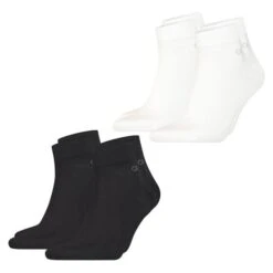 Calvin Klein Herren Quarter Socken 4er, 6er, 8er Pack -Zoe Bekleidungsgeschäft 47307 46343 4er Schwarz Weiss