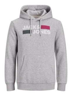 Jack &amp; Jones Herren Hoodie Kapuzenpullover JJECORP LOGO - Regular Fit Plussize -Zoe Bekleidungsgeschäft 47687 jj 3698983 front