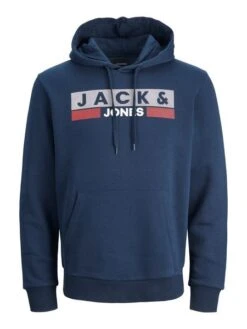 Jack &amp; Jones Herren Hoodie Kapuzenpullover JJECORP LOGO - Regular Fit Plussize -Zoe Bekleidungsgeschäft 47687 jj 4156895 front