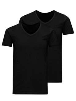 Jack & Jones Herren V-Neck T-Shirt JACBASIC 2er PACK - Regular Fit 7 Jack & Jones Herren V-Neck T-Shirt JACBASIC 2er PACK - Regular Fit -Zoe Bekleidungsgeschäft 47702 jj 2716018 front 1