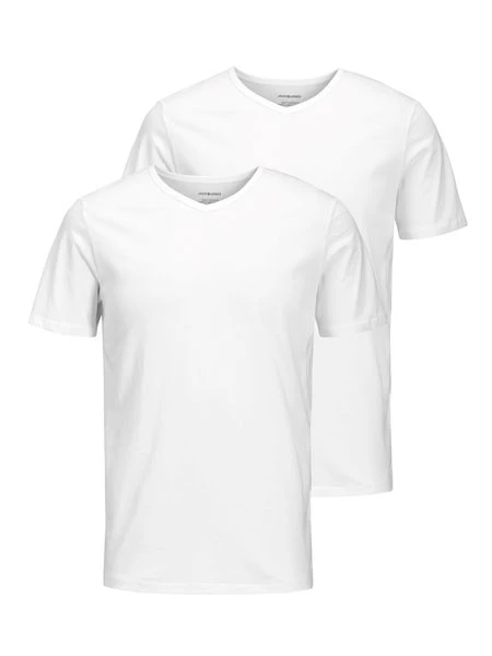 Jack & Jones Herren V-Neck T-Shirt JACBASIC 2er PACK - Regular Fit 3 Jack & Jones Herren V-Neck T-Shirt JACBASIC 2er PACK - Regular Fit
